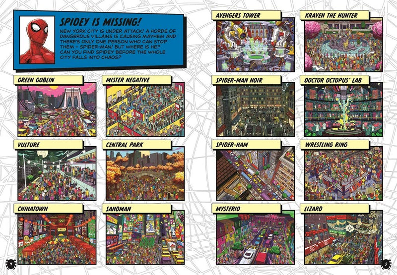 Where's Spidey?: A Marvel Spider-Man search & find book