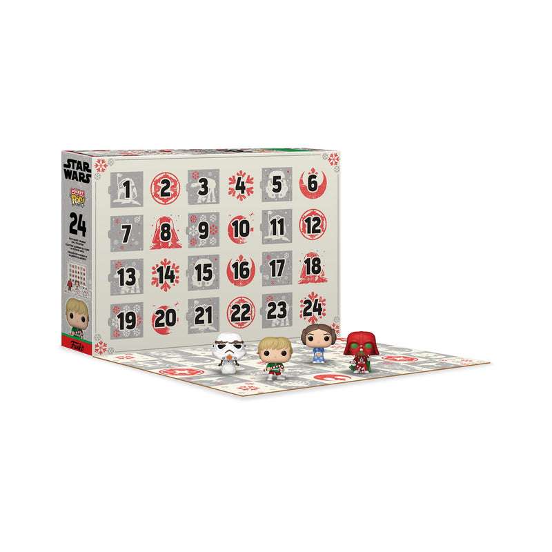 Funko Advent Calendar: Star Wars Holiday - Darth Vader - 24 Days Of Surprise - Collectable Vinyl Mini Figures - Mystery Box - Gift Idea - Holiday Xmas for Girls, Boys & Kids - Christmas Countdown - Gift Guide