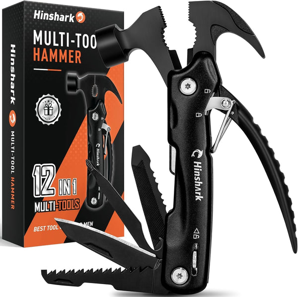 Hinshark Gifts for Men, Multi Tool Gifts for Dad Birthday Gifts for Men Who Have Everything, Gadgets for Men Camping Accessories, Christmas Gifts for Him Stocking Fillers for Men, Father‘s Day Gifts - Gift Guide