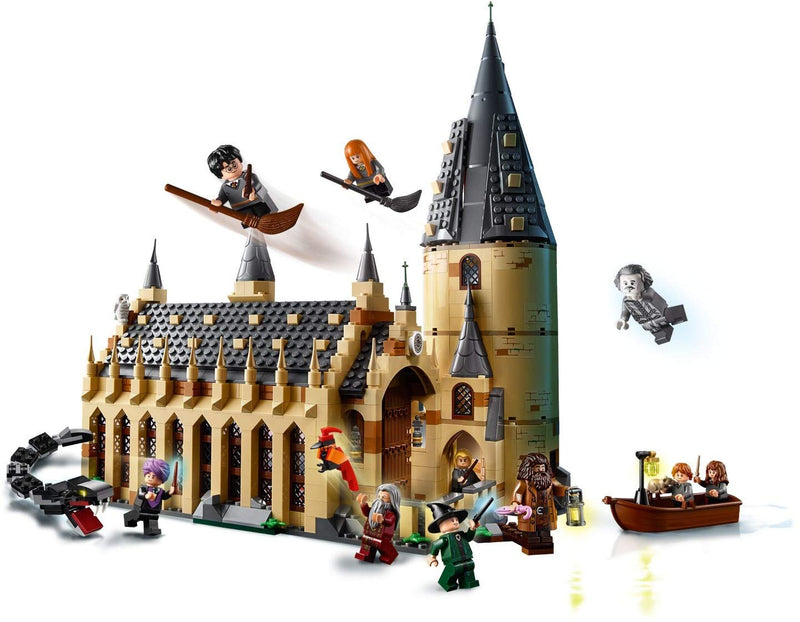 LEGO 75954 Harry Potter Hogwarts Great Hall Castle Toy, Gift Idea for Wizarding World Fan, Building Set for Kids