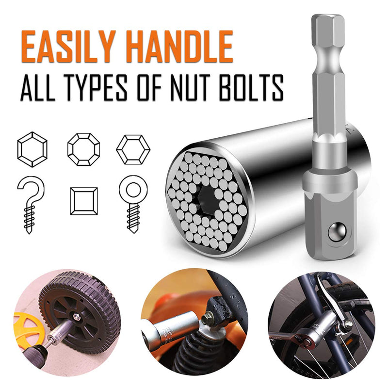 BIIB Gifts for Men, Gadgets for Men, Universal Socket Wrench, Mens Gifts for Dad Gifts for Men Who Have Everything, Birthday Gifts for Him, Christmas Stocking Fillers, Hand Tools, Father s Day Gifts - Gift Guide