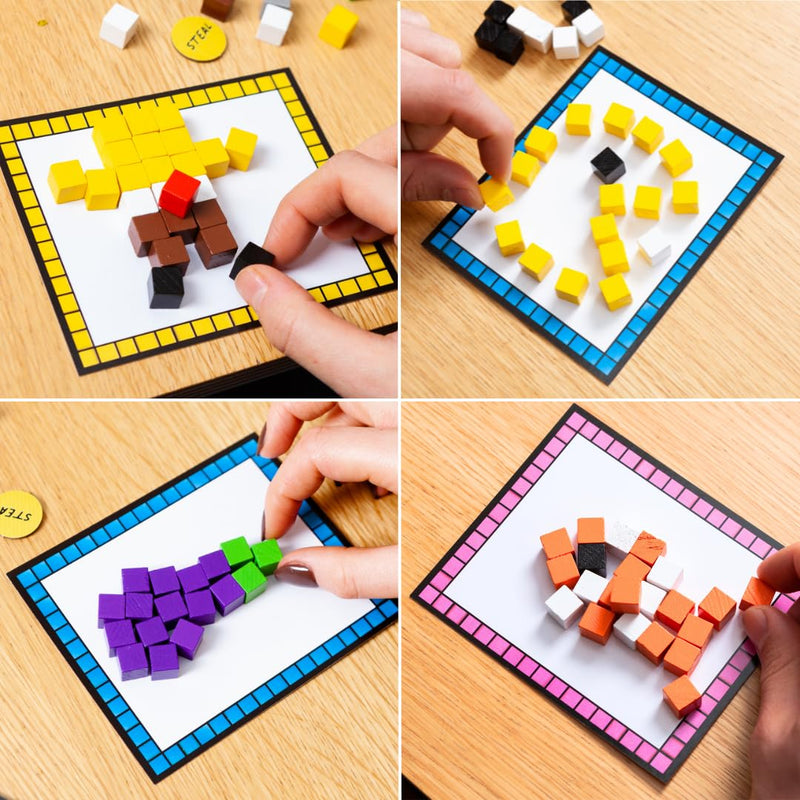 Block Party: Colourful Block Building Family Board Game for Kids Aged 8+, Adults, Teens | Best Christmas Board Games