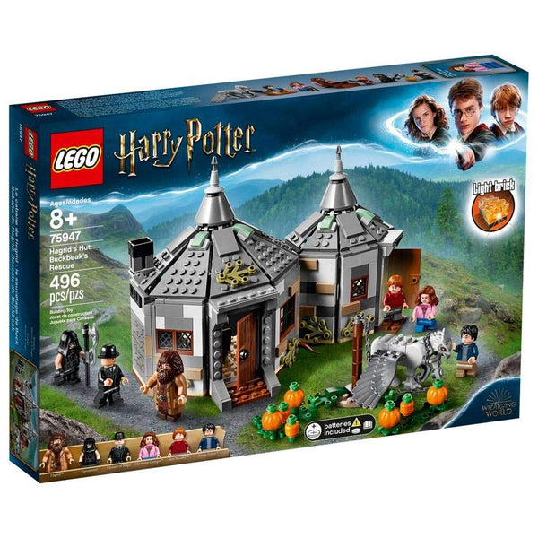 LEGO Harry Potter and The Prisoner of Azkaban Hagrid’s Hut: Buckbeak’s Rescue 75947 Building kit, New 2019 (496 Pieces)