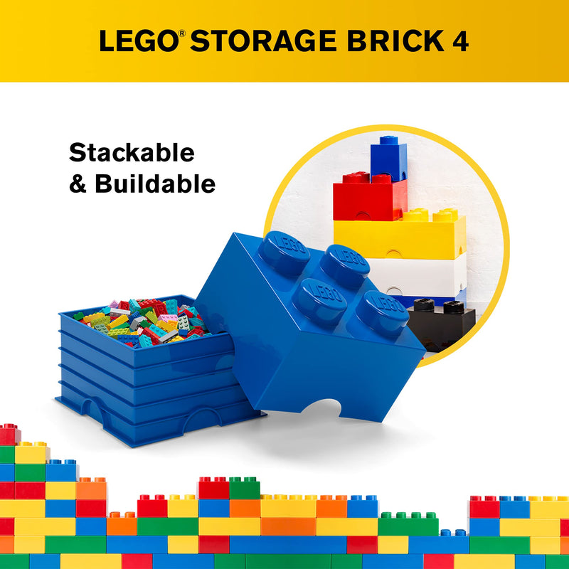 Lego 4003 Storage Brick 4 Medium Blue