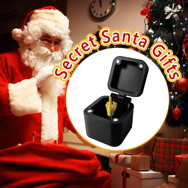 Middle Finger in a Box, Middle Finger Surprise Gift Box, Gag Prank Gifts, Secret Santa Gifts, Novelty Christmas Funny Gifts for Men Women - Gift Guide