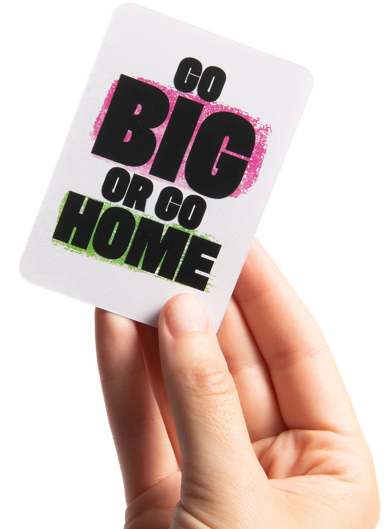 Go Big or Go Home: The Hilarious, Fast Thinking Category Game | For 2+ Players Ages 12+