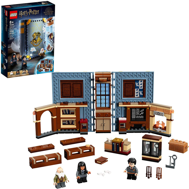 LEGO Harry Potter Hogwarts Moment: Charms Class 76385 Professor Flitwick’s Class in a Brick-Built Book Playset, New 2021 (255 Pieces)