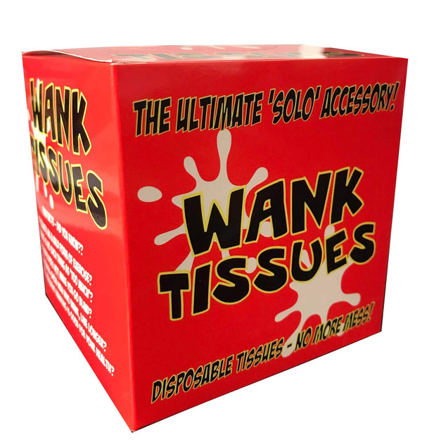 Wank Tissues - Funny Birthday Gifts for Men Him Novelty Joke Prank Gag Valentines Gifts for Boyfriend Dad