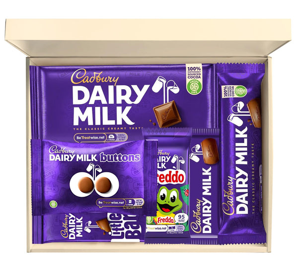 Chocohugs Chocolate Gift Hamper Box | Filled with Assortment of Dairy Milk Selections | Box of Chocolates | Sweet Treat Gift Box | Assorted Dairy Milk Chocolate Selection Box Gift Hamper - Gift Guide