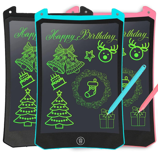 PINKCAT 3PCS LCD Writing Tablet, Doodle Board Gifts Drawing Pad for Kids, Repeat Graphic Tablet Learning Educational Toy - Gift for Kids 3-6 Years Old Girl Boy - Gift Guide