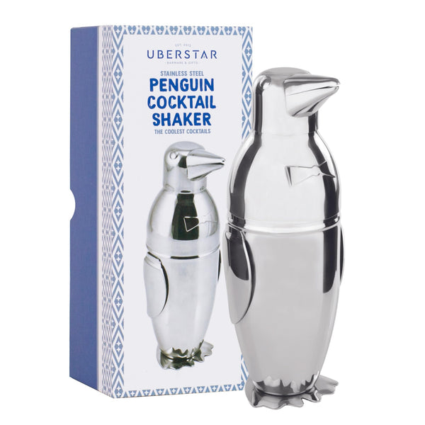 Penguin Cocktail Shaker/Stainless Steel / 550ml / Built-in Strainer