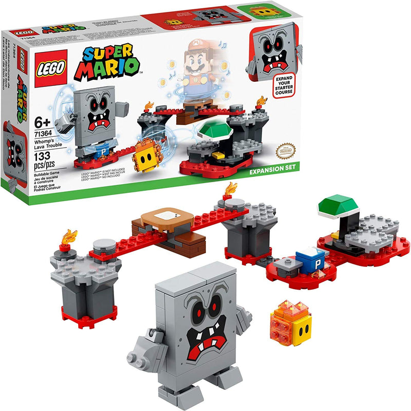 LEGO 71364 Super Mario Whomp’s Lava Trouble Expansion Set Buildable Game