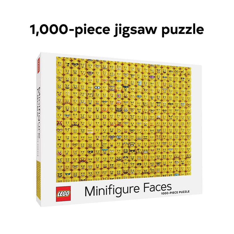 Lego Minifigure Faces Puzzle: 1000-piece