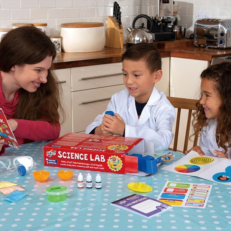 Galt Science Lab - Explore and Discover Science Kit for Kids, Childrens Craft Set - 20 Fun STEM Science Experiments and Guide Book - Make a Kaleidoscope, Lava, Bouncy Ball and More - For Ages 6 Plus - Gift Guide