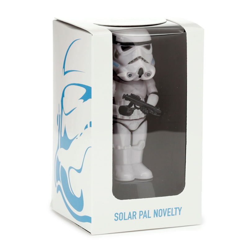 Puckator The Original Stormtrooper Solar Pal - Home Office Table Desk Dashboard Car Decor Decoration - Gift Ideas - Gifts For Teenage Old Boy Girl Dad Mums - Powered KIds Toys Toy Figure Figures