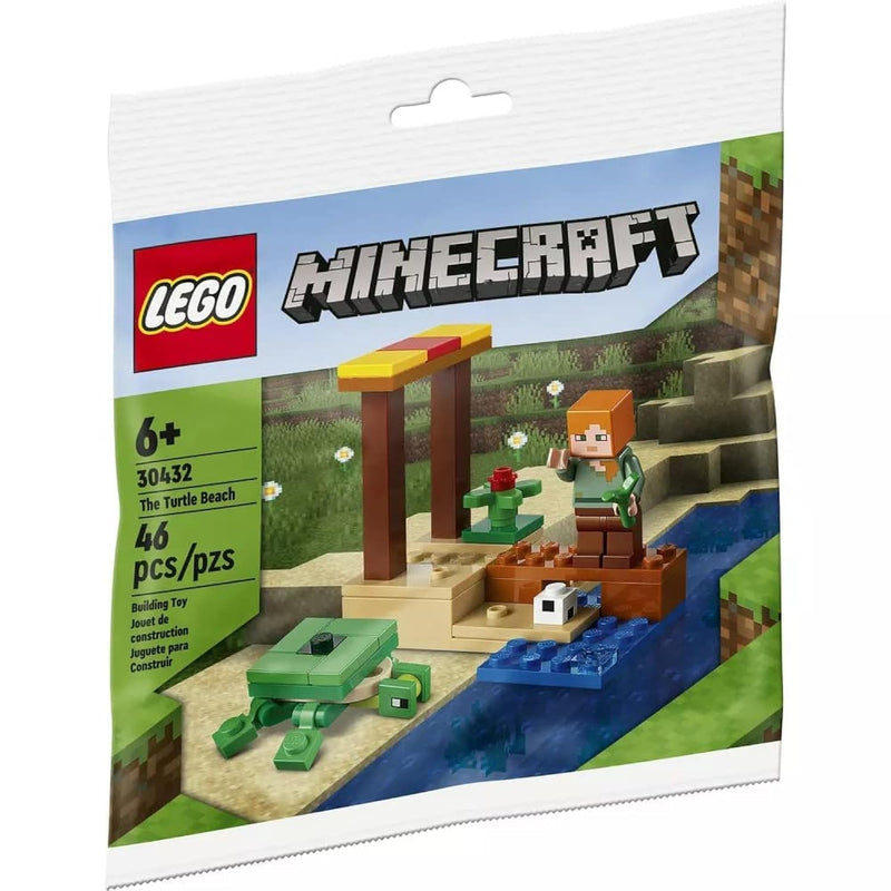 LEGO Minecraft The Turtle Beach Polybag Set 30432 (Bagged)