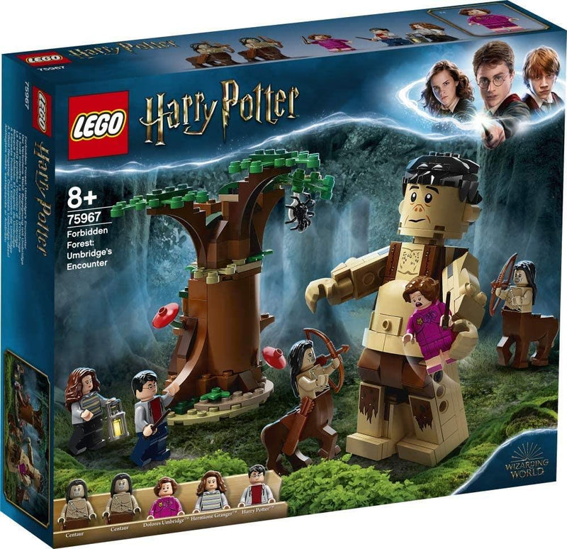 LEGO 75967 Harry Potter Forbidden Forest: Umbridge’s Encounter Building Toy, Set with Giant Grawp and 2 Centaur Figures