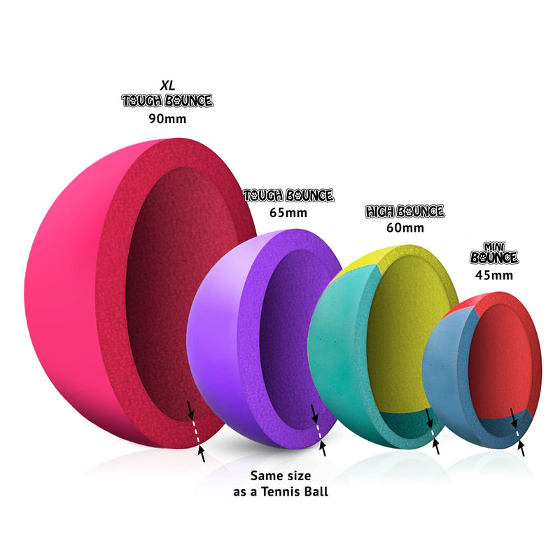 SPORTSPET High Bounce Natural Rubber Dog Balls (6 Pack High Bounce) (60mm) - Gift Guide