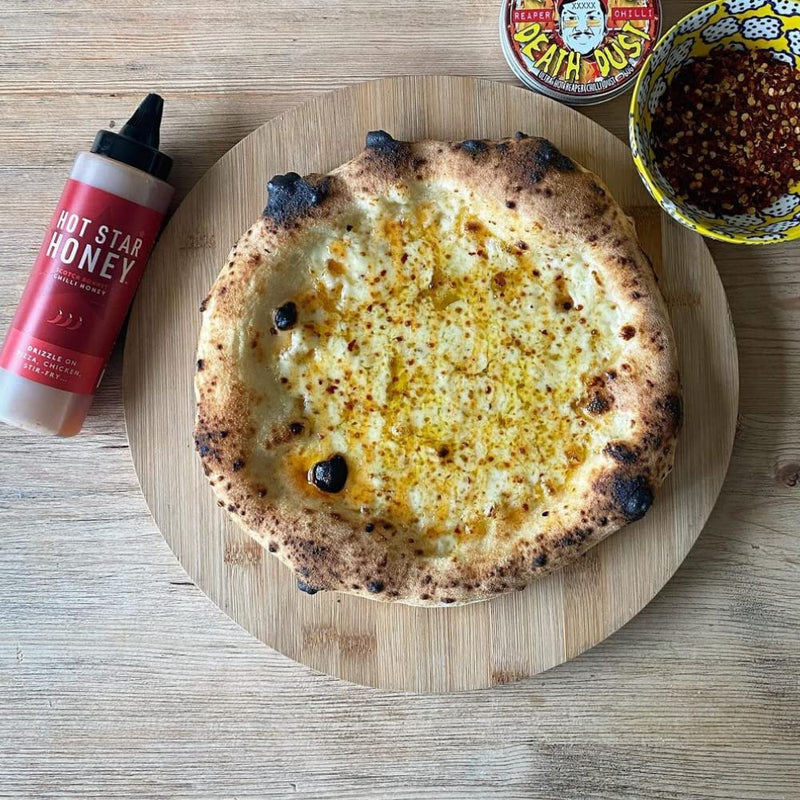 Hot Star Honey Hot Sauce Gift Set | Scotch Bonnet Sauce - Cayenne Chilli Sauce - Mango Chilli Sauce - Premium Hot Honey Gift Set for Chicken, Pizza, Pasta, Steak and Noodles - Gift Guide