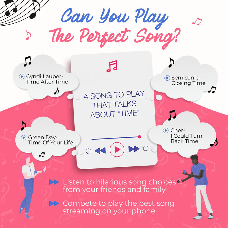 Game That Song - Fun Music Games for Game Night, Exciting Board Games for Adults - Perfect Adult Games and Party Games, Great Gifts for Music Lovers, Couples Game, Stocking Stuffers for Adults