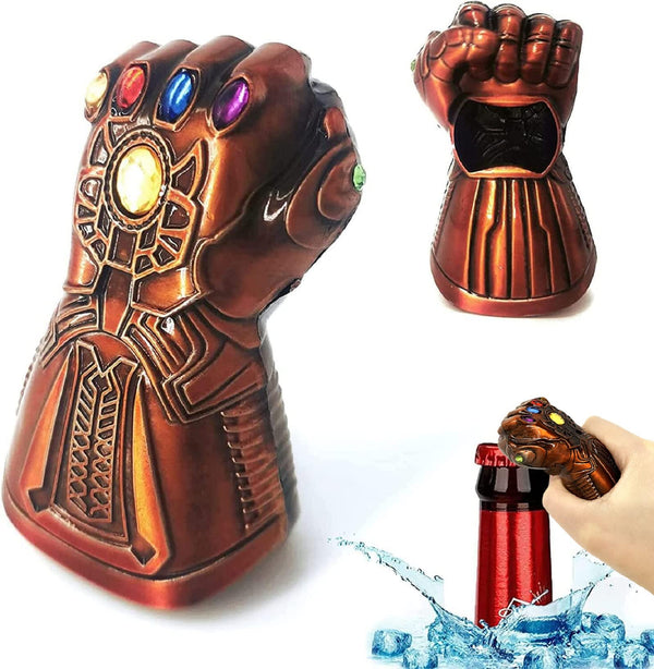 Beer Bottle Opener, Thanos Glove Bottle Opener, The Avengers 4: Endgame Bottle Cap Opener Gift Great for for Bar, Party, Beer Lovers, Excellent Birthday Gifts for Fans