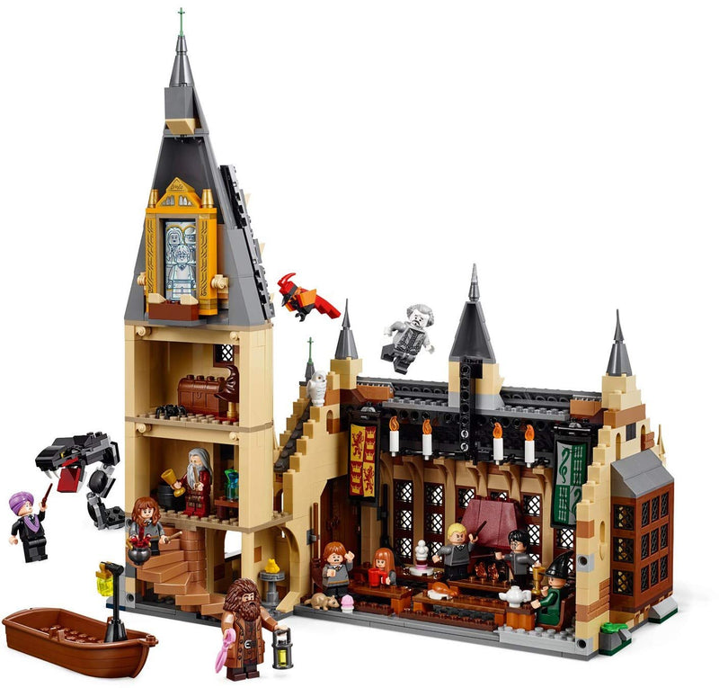 LEGO 75954 Harry Potter Hogwarts Great Hall Castle Toy, Gift Idea for Wizarding World Fan, Building Set for Kids