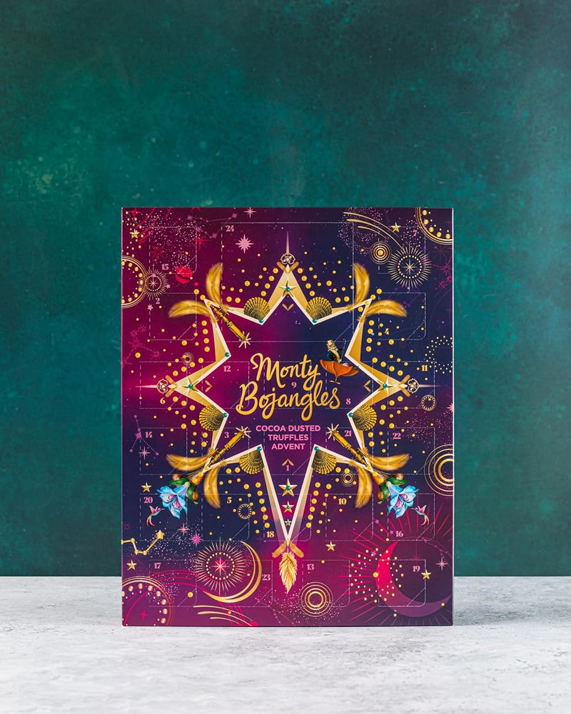 Monty Bojangles Enchanting Winter Nights Advent Calendar 2024 Chocolate Truffles (235g), Gifts For Chocolate Lovers With Delicious Truffles, Luxury Christmas Advent Calendar - Gift Guide