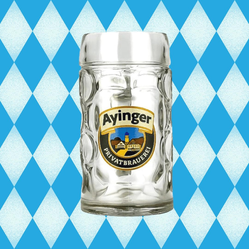 Oktoberfest German Craft Beer Mixed Case 8 Pack with Ayinger Stein - Beers and Lagers Offers Mens Gifts for Birthday Gifts for Men Adults Hampers for Men and Women, Craft Beer Gift Set - Gift Guide