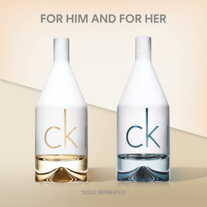 CALVIN KLEIN CK IN2U For Her - Eau de Toilette for Women - Floral Fragrance With Notes Of Redcurrant Leaves, Sugar Orchid, Red Cedar - Medium Longevity - Spray 3.3oz