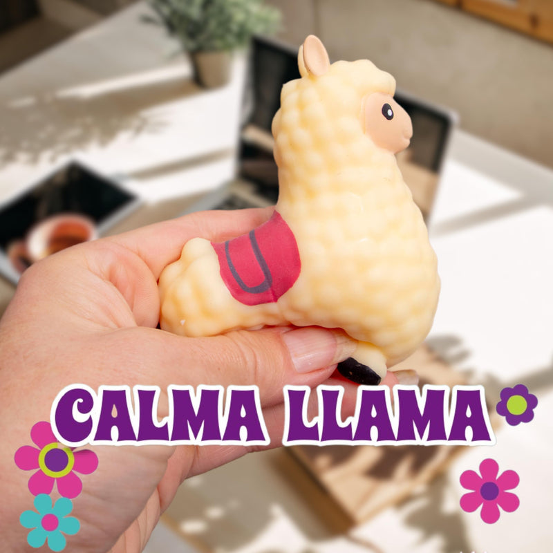 Boxer Gifts Calma Llama Stress Toy - Squishy Fidget Toys & Stress Balls For Adults - Helps With Anxiety Relief - Office Desk Toy Fun Stocking Filler Gifts For Women - Colleagues Secret Santa Gift - Gift Guide