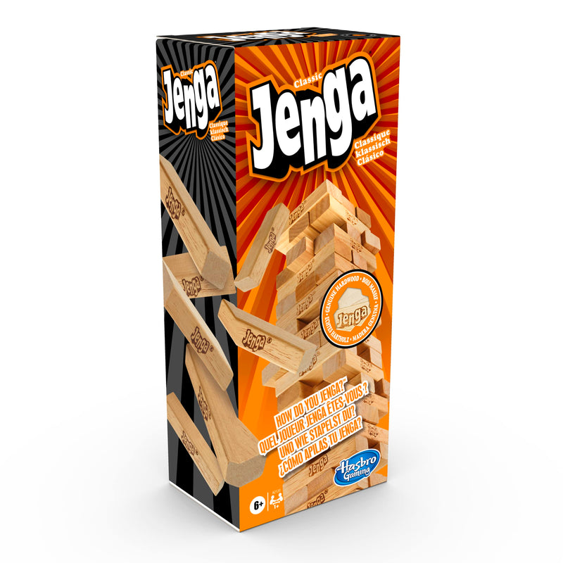 Hasbro Gaming Jenga Classic, Children's game that promotes reaction speed from 6 years - Gift Guide