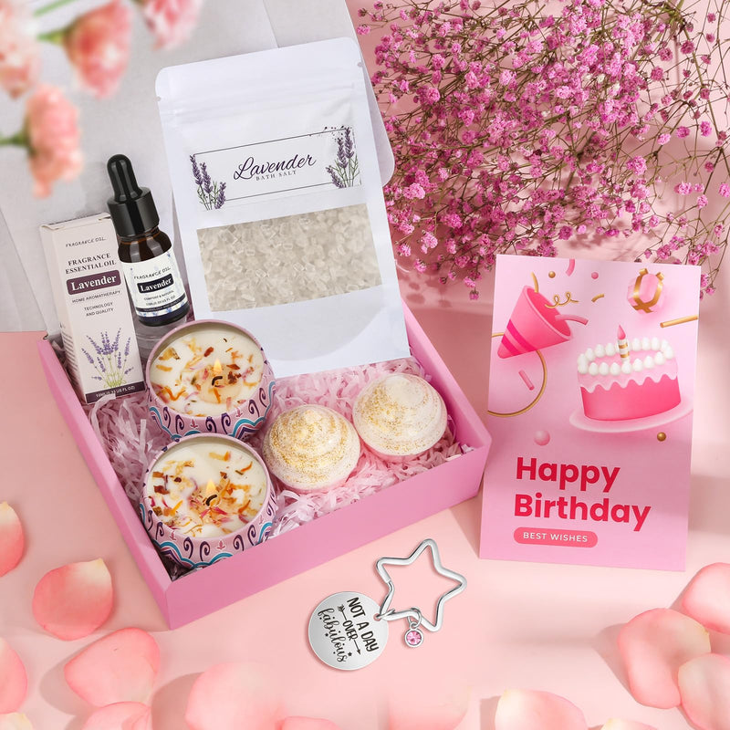 Pamper Gifts for Women, Birthday Gifts, Pamper Sets Hamper for Women, Mum, Mother, Friend, Sister, Wife, Her, Self Care Relaxation Spa, Relax Bath Gift Birthday Presents for Women