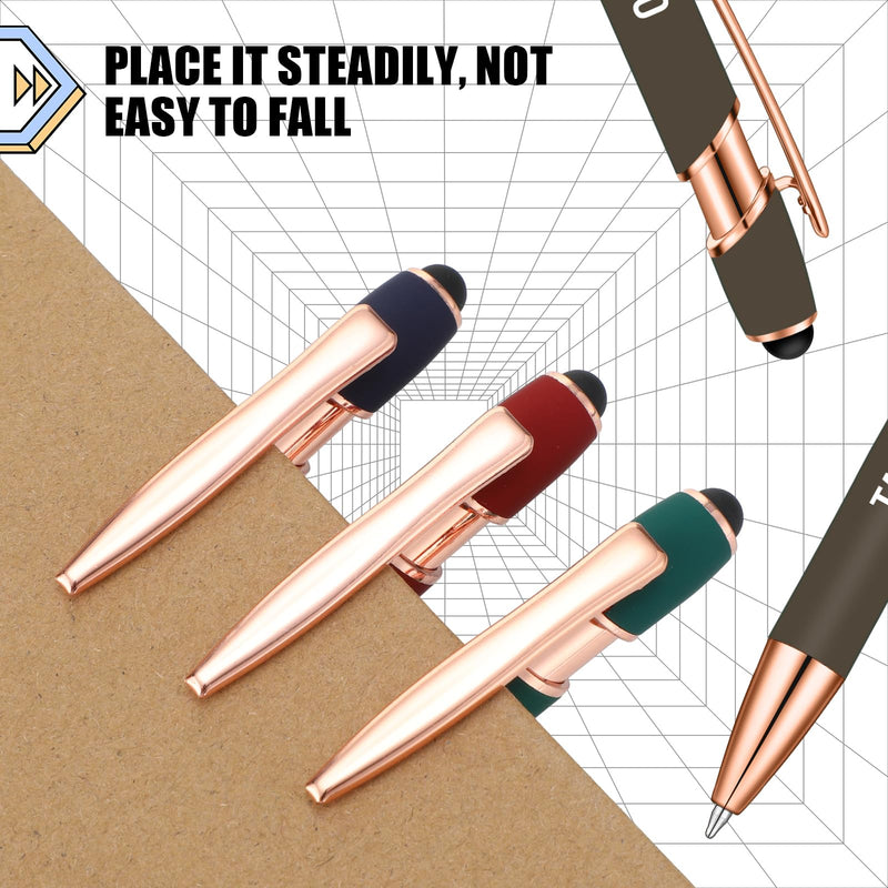 12 Packs Funny Ballpoint Pens Set for Colleagues Funky Stationery Quirky Gift Cheeky Novelty Pens Office Desk Accessories Work Leaving Gift for Colleagues Teachers Adults (Multi Colors,Stylus Style)