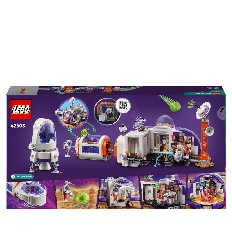 LEGO Friends Mars Space Base and Rocket, Vehicle Set with Rover and Spaceship Toy for 8 Plus Year Old Girls & Boys, Includes 4 Mini-Doll Characters, Gift Idea for Kids Who Love Science Toys 42605