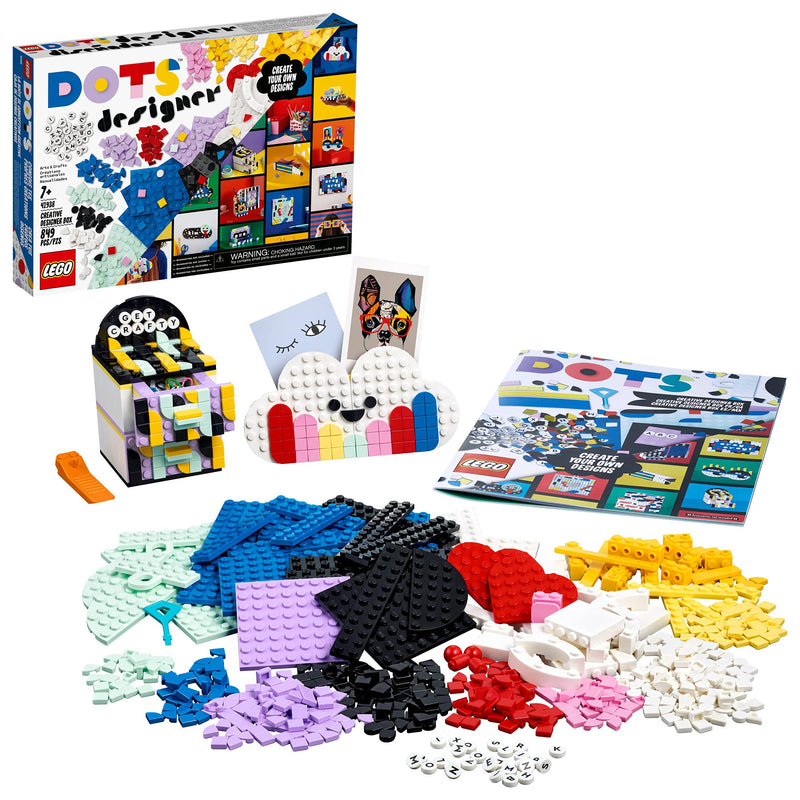 LEGO DOTS Creative Designer Box 41938 DIY Craft Decoration Kit; A Wonderful Inspirational Set for Creative Kids; New 2021 (849 Pieces)