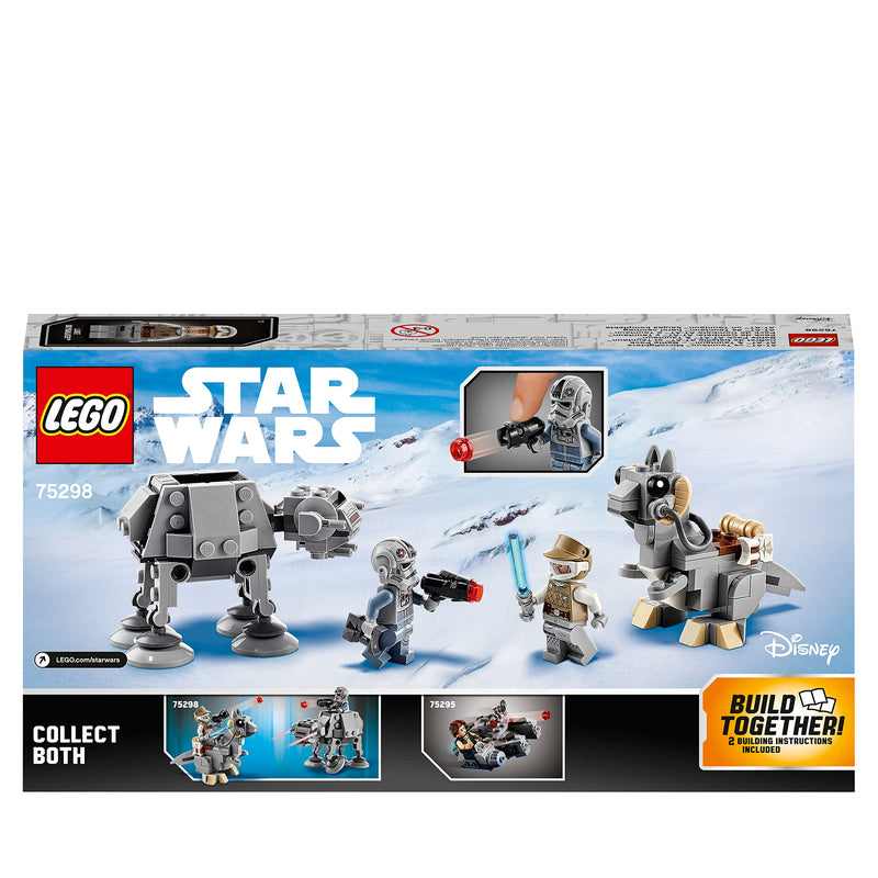 LEGO 75298 Star Wars AT-AT vs. Tauntaun Microfighters Building Set with Luke Skywalker and AT-AT Driver Minifigures