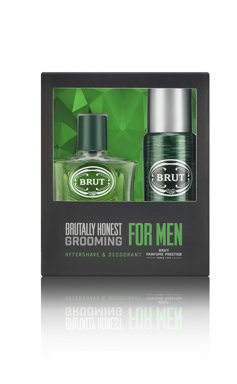 BRUT Deodorant 200ml & Original Aftershave 100ml Gift Set