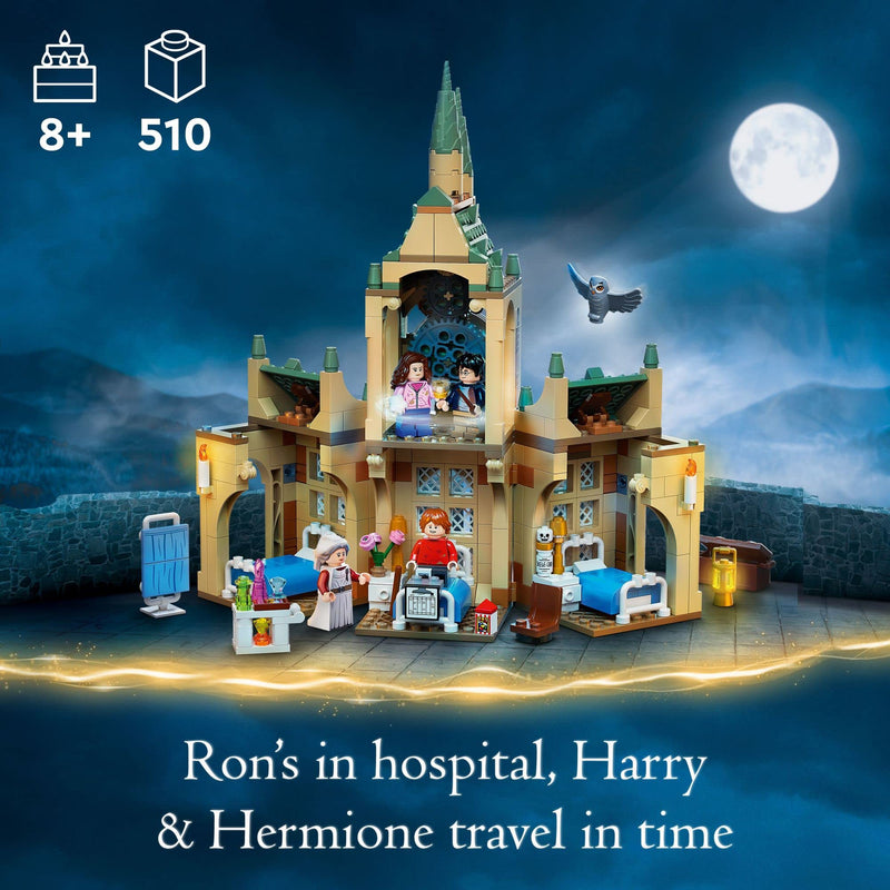 LEGO Harry Potter Hogwarts Hospital Wing 76398 Building Kit; Cool, Collectible, Magical Gift for Kids Aged 8+ (510 Pieces)