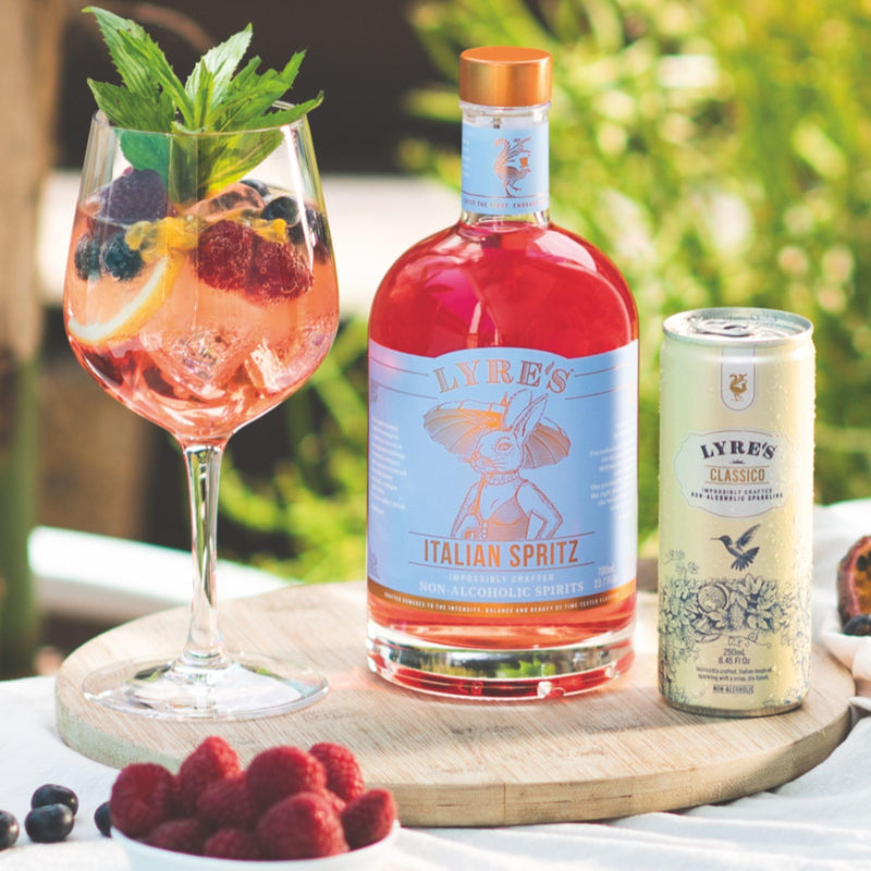 Lyre's Non Alcoholic Spirits Classico - Ready to Drink Case of 24 - Award Winning Alcohol Free Drinks & Spirits