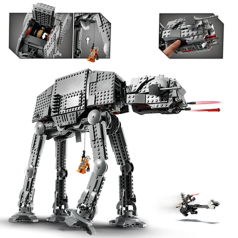 LEGO Star Wars AT-AT 75288 Building Kit, Fun Building Toy Playset for Kids to Role-Play Exciting Missions in the Star Wars Universe and Recreate Classic Star Wars Trilogy Scenes (1,267 Pieces)