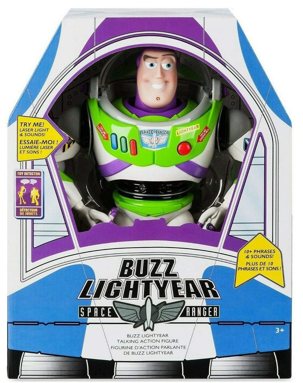 Disney Advanced Talking Buzz Lightyear Action Figure 12'' (Official Disney Product). Ideal Toy For Child and Kid.