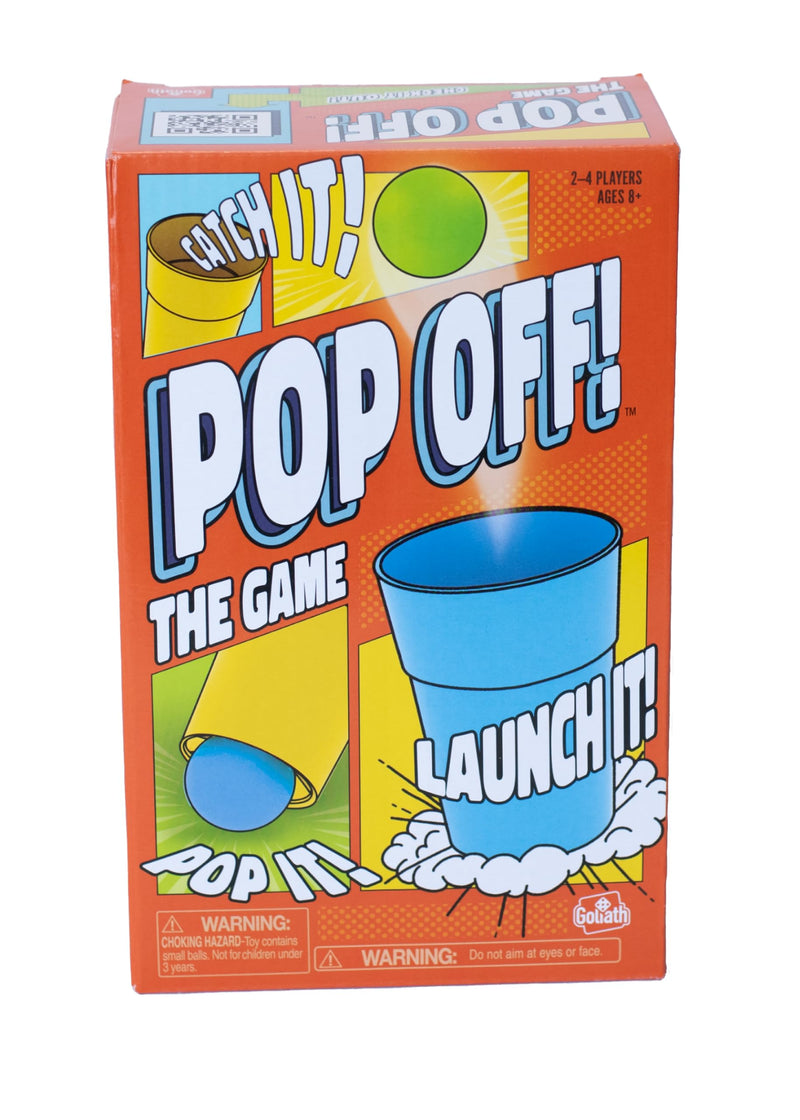 Goliath Games Pop Off! The Game | Pop it & Launch it to Score Points | Adults & Kids Party Games For 2-4 Players | Ages 8+