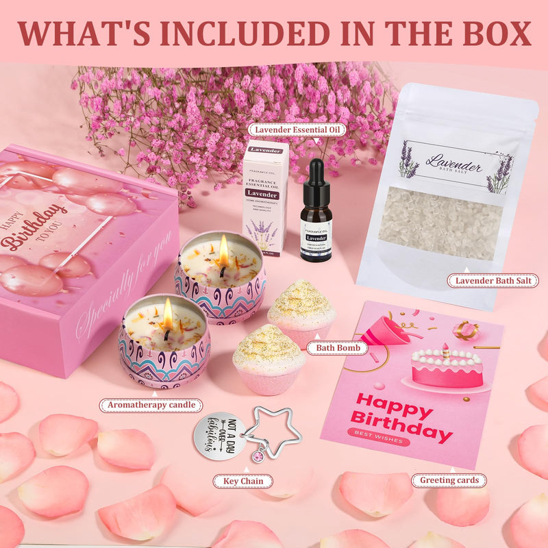 Pamper Gifts for Women, Birthday Gifts, Pamper Sets Hamper for Women, Mum, Mother, Friend, Sister, Wife, Her, Self Care Relaxation Spa, Relax Bath Gift Birthday Presents for Women