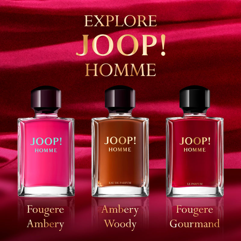 JOOP! Homme - Eau de Parfum for Men - Woody with Notes of Mandarin, Fresh Hazelnut, Cardamom, Tonka Bean Accord - High Longevity - 75ml