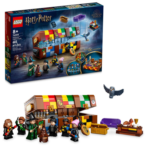 LEGO Harry Potter Hogwarts Magical Trunk 76399 Building Kit; Cool, Collectible Toy Featuring Popular Character Minifigures from The Harry Potter Movies; Great Gift for Kids Aged 8+ (603 Pieces)