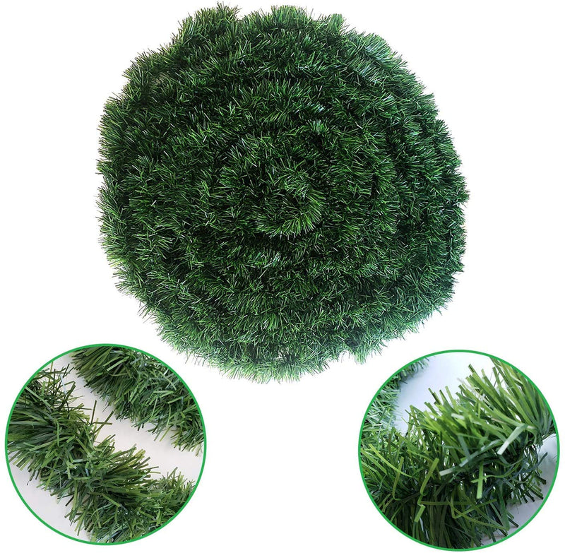 LOKIPA Christmas Green Garland Decorations,50Feet/15.5 M Home Garden Artificial Greenery Decorations for Christmas Holiday Decoration - Gift Guide