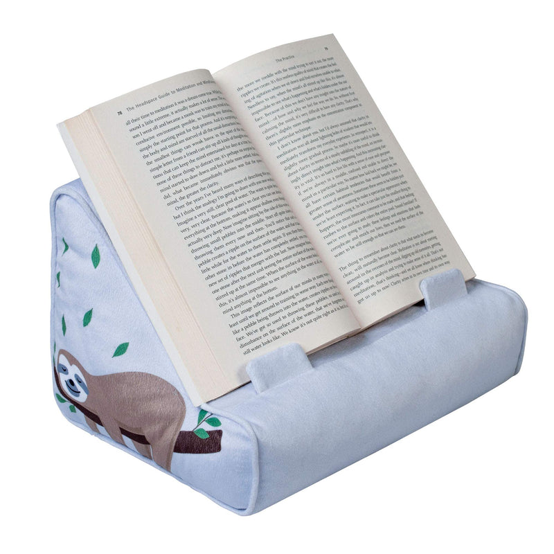 Gifts for Readers & Writers Book Couch iPad Stand | Cushioned Tablet Stand & Book Holder| Reading Pillow for Bed Time | Tablet Lap Rest Cushion | A Fun Gift for Book Lovers