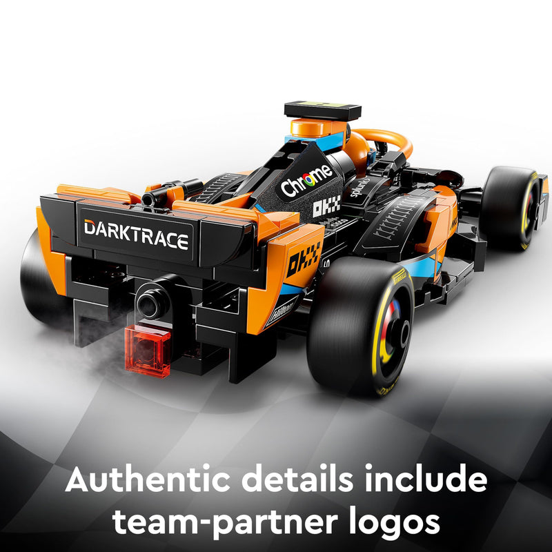 LEGO Speed Champions 2023 McLaren Formula 1 Race Car Toy for 9 Plus Year Old Kids, Boys & Girls who Love Independent Play, Buildable Vehicle Model Set, Kids' Bedroom Decoration, Birthday Gift 76919