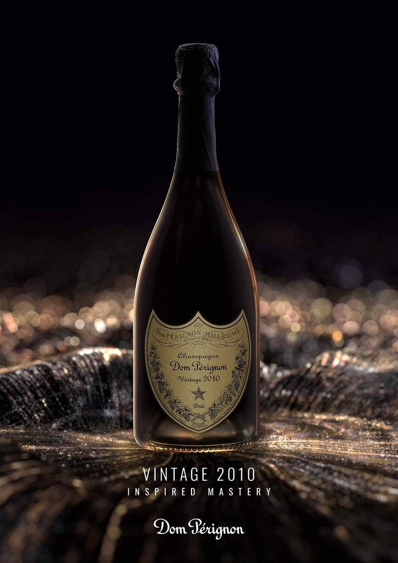 Gifts2Drink Dom Perignon Brut Vintage Champagne in Luxury Solid Oak Gift Box with Hand Crafted Gifts2Drink Tag NV 75 cl