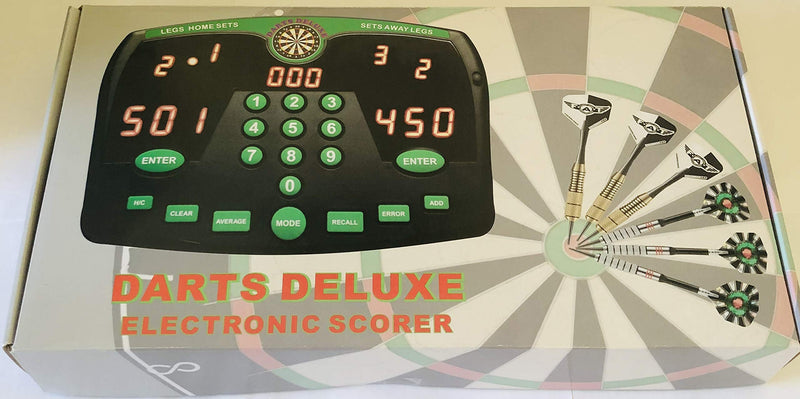 Thomas & Anca Club Supplies Ltd Darts Deluxe Electronic Dart Scorer Electronic Scoreboard For Dart Lovers Xmas Gift Dart Players Man Cave Gift Xmas Gift Present for him - Gift Guide